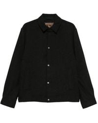 Woolrich - Button-Up Wool Jacket - Lyst