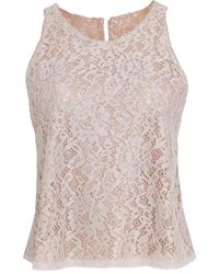 Lethicia Bronstein - Gerbera Omkeerbare Blouse Met Kant - Lyst