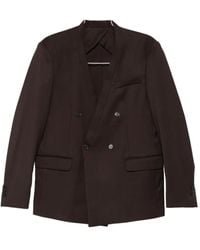 MARSĒM - Double-Breasted Blazer - Lyst