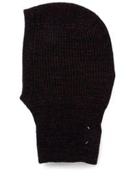 Maison Margiela - Ribbed Four Stitches Balaclava - Lyst