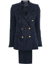 Tagliatore 0205 - Pinstriped Double-breasted Suit - Lyst