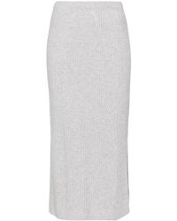 Twinset - Lurex ribbed-knit skirt - Lyst