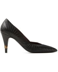 Versace - Gianni Leather Pumps 90 Mm - Lyst