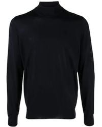 Drumohr - High-Neck Wool Sweater - Lyst