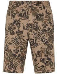 Billionaire - Double B Palm-Print Shorts - Lyst