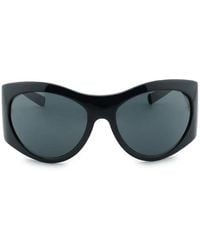 Versace - Medusa Oval-Frame Sunglasses - Lyst