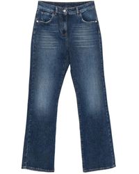 Twinset - Vaqueros Rectos Con Efecto Degradado - Lyst