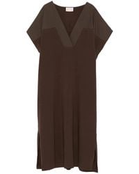 Marina Rinaldi - Vestido midi Nnwalga con cuello en V - Lyst