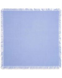 Bompard - Fringe Twill Square Scarf - Lyst