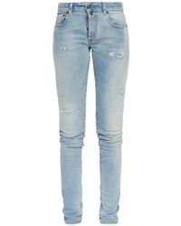 DSquared² - Super Skinny Distressed-Effect Jeans - Lyst