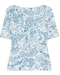 Ralph Lauren - Paisley-Print T-Shirt - Lyst
