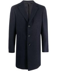 Canali - Single-breasted Wool Coat - Lyst