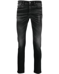 PT Torino - Logo-Patch Skinny Jeans - Lyst