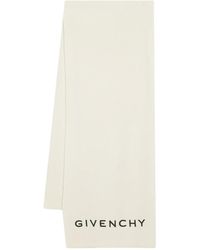 Givenchy - Gestrickter Schal Mit Logo-Print - Lyst