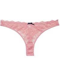 Fleur du Mal - Bianca Lace Thong - Lyst
