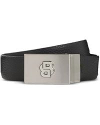 BOSS - Logo-Plaque Reversible Belt - Lyst