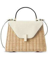 Valextra - Iside Leather-Trim Tote Bag - Lyst