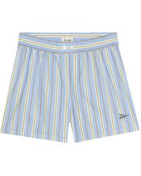 Zadig & Voltaire - Striped Logo Shorts - Lyst