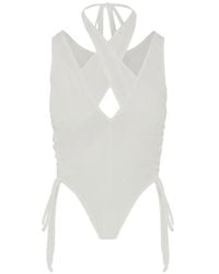SRVC Studio - Bibi Cut-Out Halterneck Top - Lyst