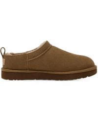 UGG - Classic Micro Suede Slip-On Ankle Boots - Lyst