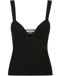 Twinset - Logo-Embellished Knitted Top - Lyst