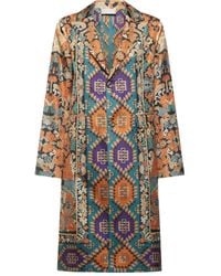 Pierre Louis Mascia - Silk Single-Breasted Coat - Lyst