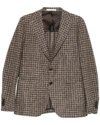 Tagliatore - Blazer À Motif Pied-De-Poule - Lyst