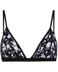 Duskii - Triangle-Cup Floral-Print Bikini Top - Lyst