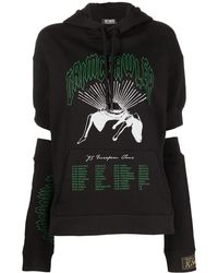 Raf Simons - Sudadera Con Manga Corta Y Capucha - Lyst