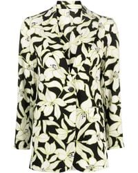 Max Mara - Studio Floral-Print Blazer - Lyst