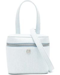 Coperni - Logo-Plaque Denim Tote Bag - Lyst