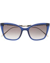 Aspinal of London Thalia Cat-eye Sunglasses - Blue