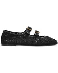 Agl Attilio Giusti Leombruni - Ceramic Romantic Lace Ballet Flats - Lyst