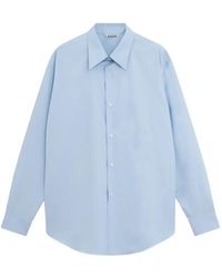 AURALEE - Long-Sleeve Buttoned Shirt - Lyst