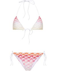 Missoni - Bikini con capa de punto - Lyst