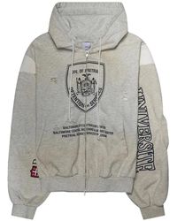 Protocol Index - Reconstructed Distressed Hoodie - Lyst
