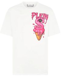 Philipp Plein - Round Neck T-Shirt Ice Cream Dollar - Lyst