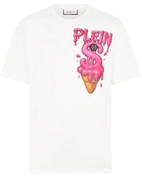 Philipp Plein - Round Neck T-Shirt Ice Cream Dollar - Lyst