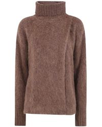 Uma Wang - Roll-Neck Alpaca-Wool Sweater - Lyst