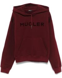 Mugler - Logo Hoodie - Lyst