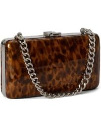 Ralph Lauren - Franki Tortoiseshell-Print Leather Clutch Bag - Lyst