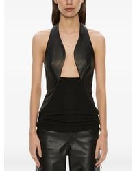 Christopher Esber - Haut Tailored Slope En Cuir À Dos Nu - Lyst