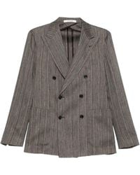 Tagliatore - Pinstripe Double-Breasted Suit - Lyst