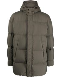 Canali - Hooded Padded Jacket - Lyst