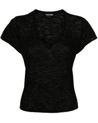 Tom Ford - T-shirt mélange semi trasparente - Lyst