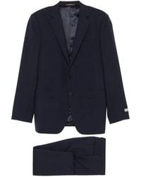 Canali - Costume En Laine À Carreaux - Lyst