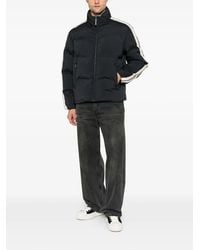Palm Angels - Logo-Print Side-Stripe Puffer Jacket - Lyst