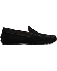 Tod's - Loafer Aus Wildleder Mit Gekörntem Detail - Lyst
