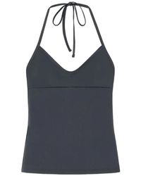 GIMAGUAS Cala Tank Top in Black | Lyst