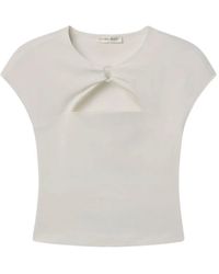 FRAME - Casino Cutout Top - Lyst
